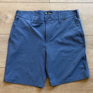 Hurley Men's Navy Blue Hybrid Shorts- 33
